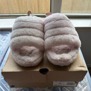UGG Fluffy Yeah Slides Pink Size 9